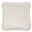 Frilled Off white-Koddaver með flauelsáferð úr bómull