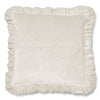 Frilled Off white-Koddaver með flauelsáferð úr bómull