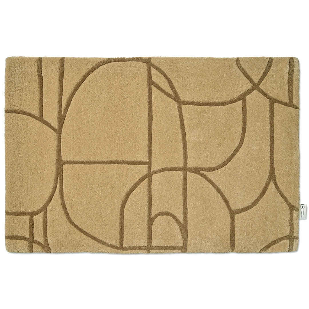 Dyramotta Modern Abstract mustard