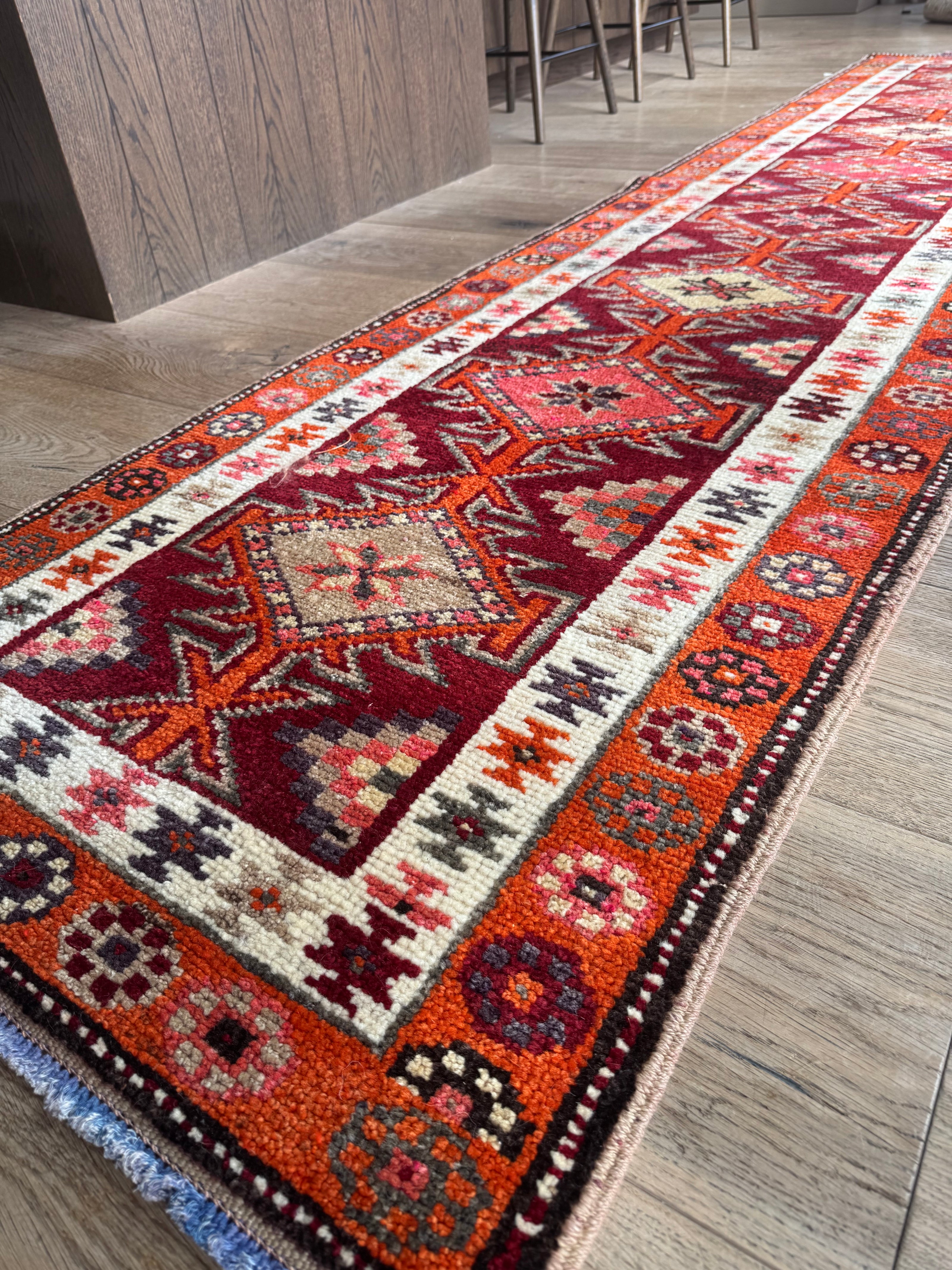 Tyrkneskur Vintage renningur 83x347cm