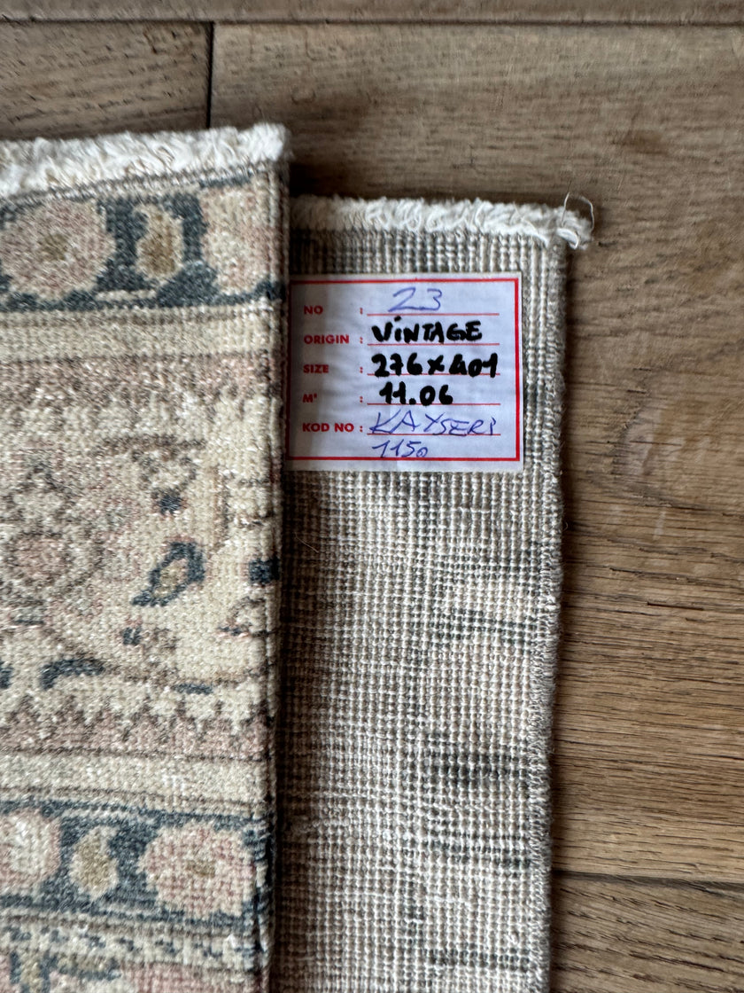 Tyrknesk Vintage motta Kayseri 276x401cm