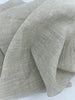 Sýnishorn á afslætti Sérsaumuð þunn hörgardína wave í litnum Sand