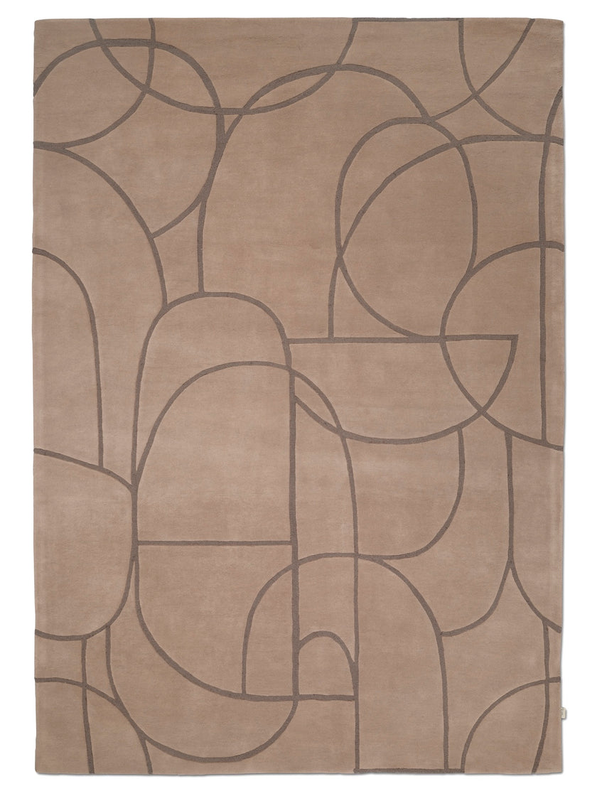 Nýtt! Modern Abstract Beige