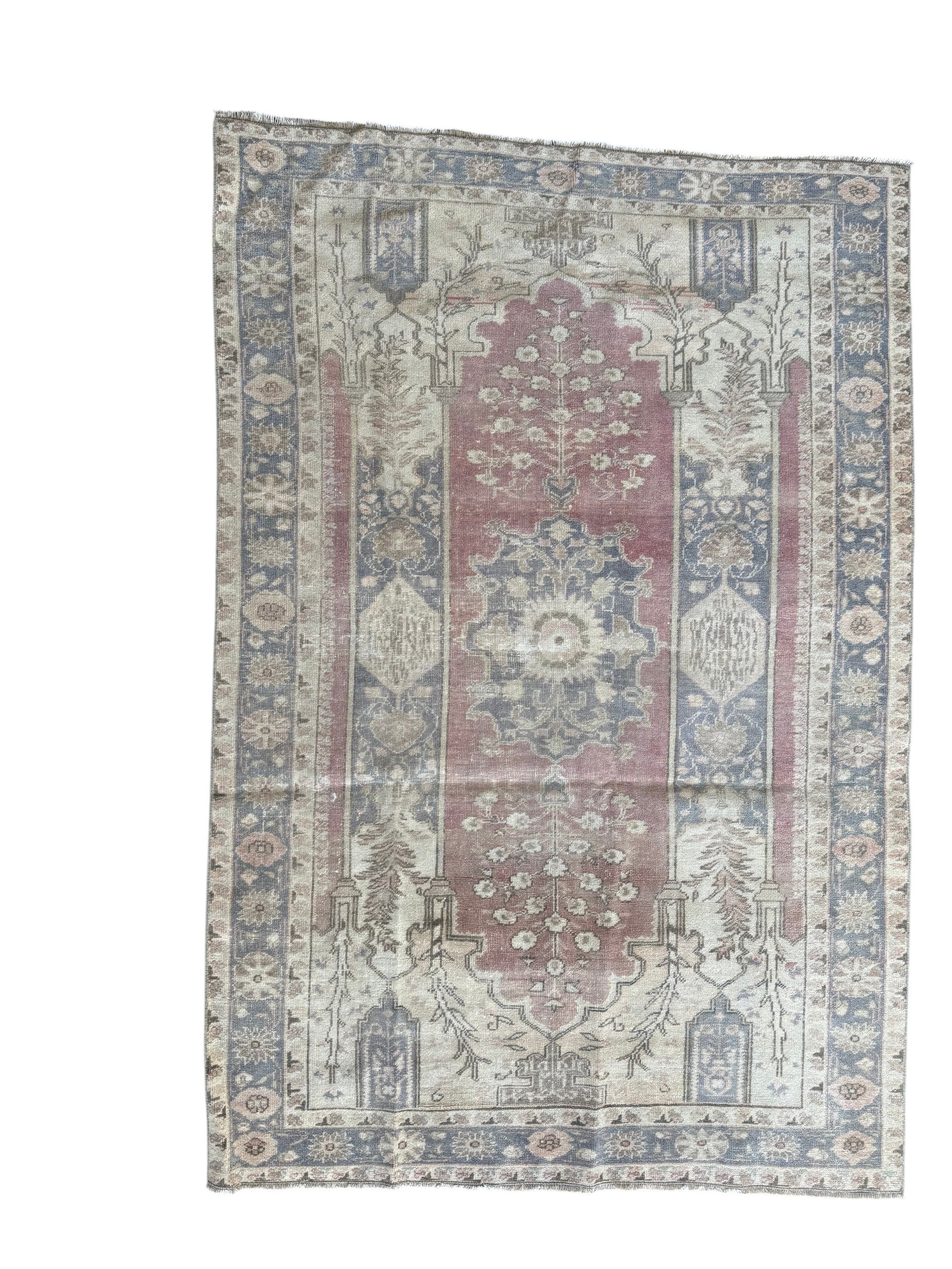 Tyrkneskur Vintage motta Anatolia 114x166cm