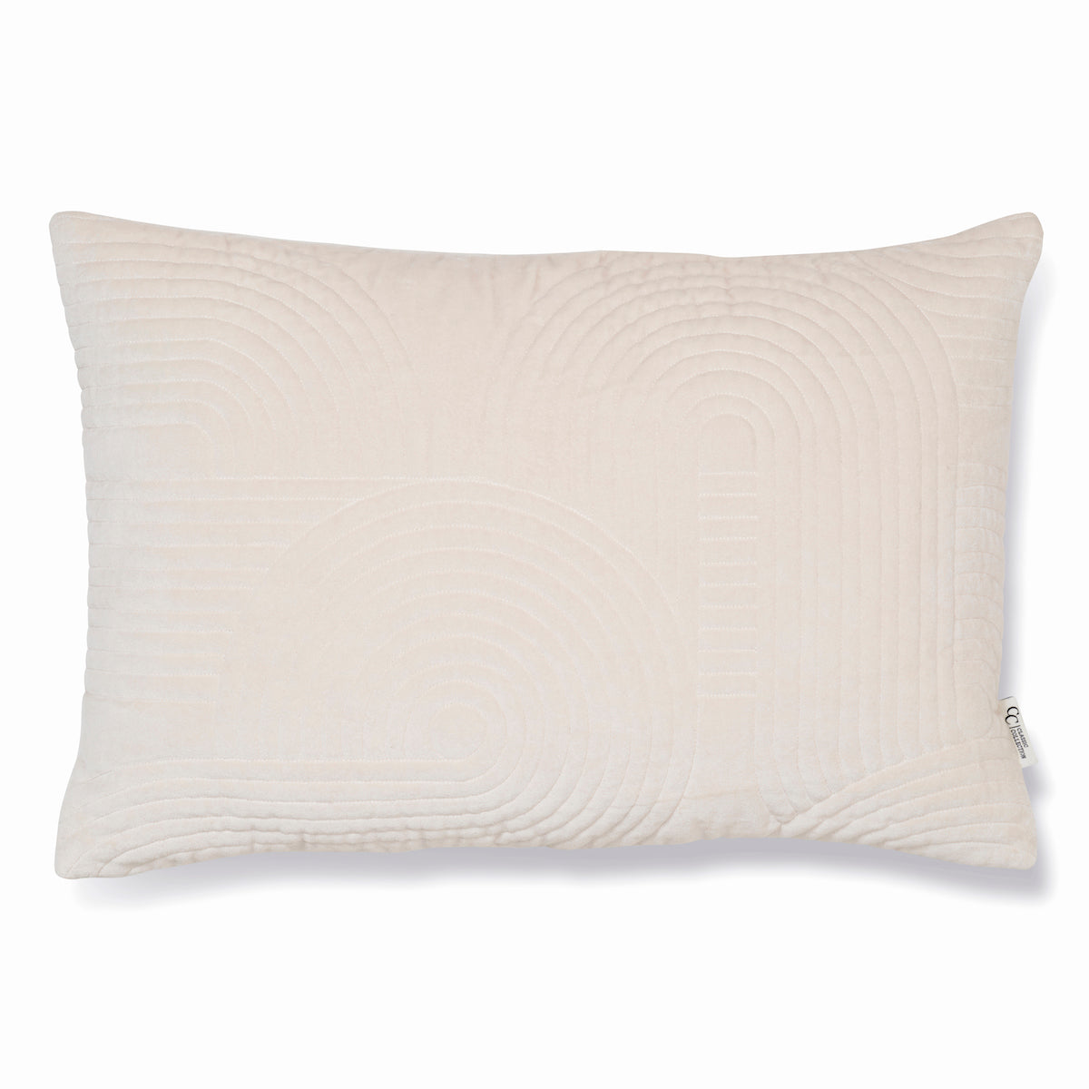 Classic Collection Arch Cushion Cover 40x60 cm - Decorative Cushions & Covers Cotton Velvet Birch - CCAC46BI