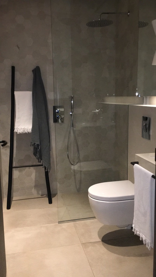 Tyrknesk hammam handklæði hvít